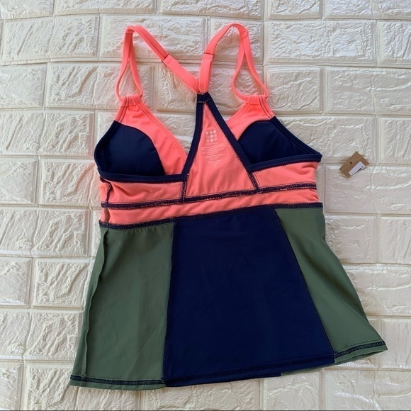 Title Nine Kuapapa Color Block Tankini Size S NWT - Picture 5 of 5